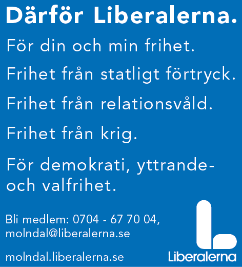 Därför Liberalerna i Mölndals-Posten 2022-02-24.