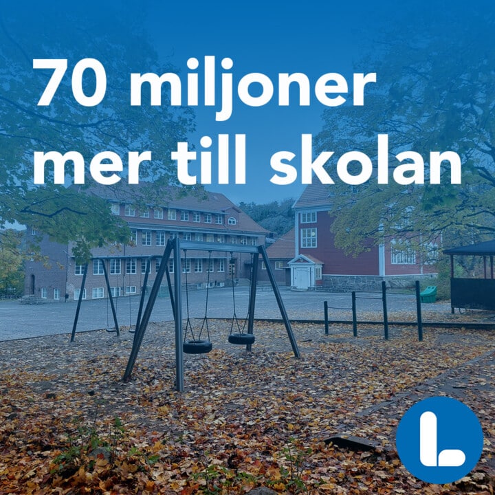70 Mkr mer till skolan i Mölndal.